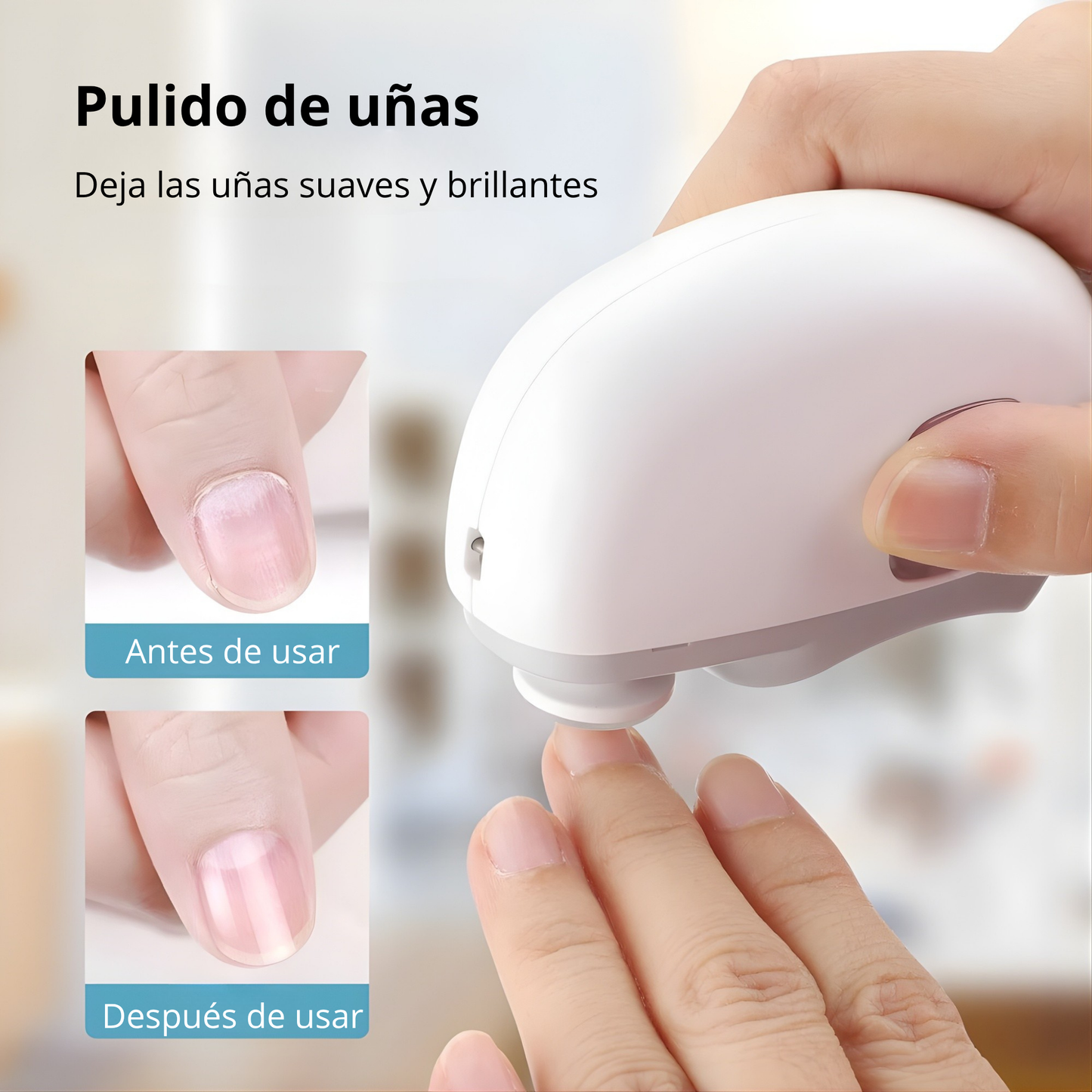 Cortauñas Inteligente Recargable 3 en 1