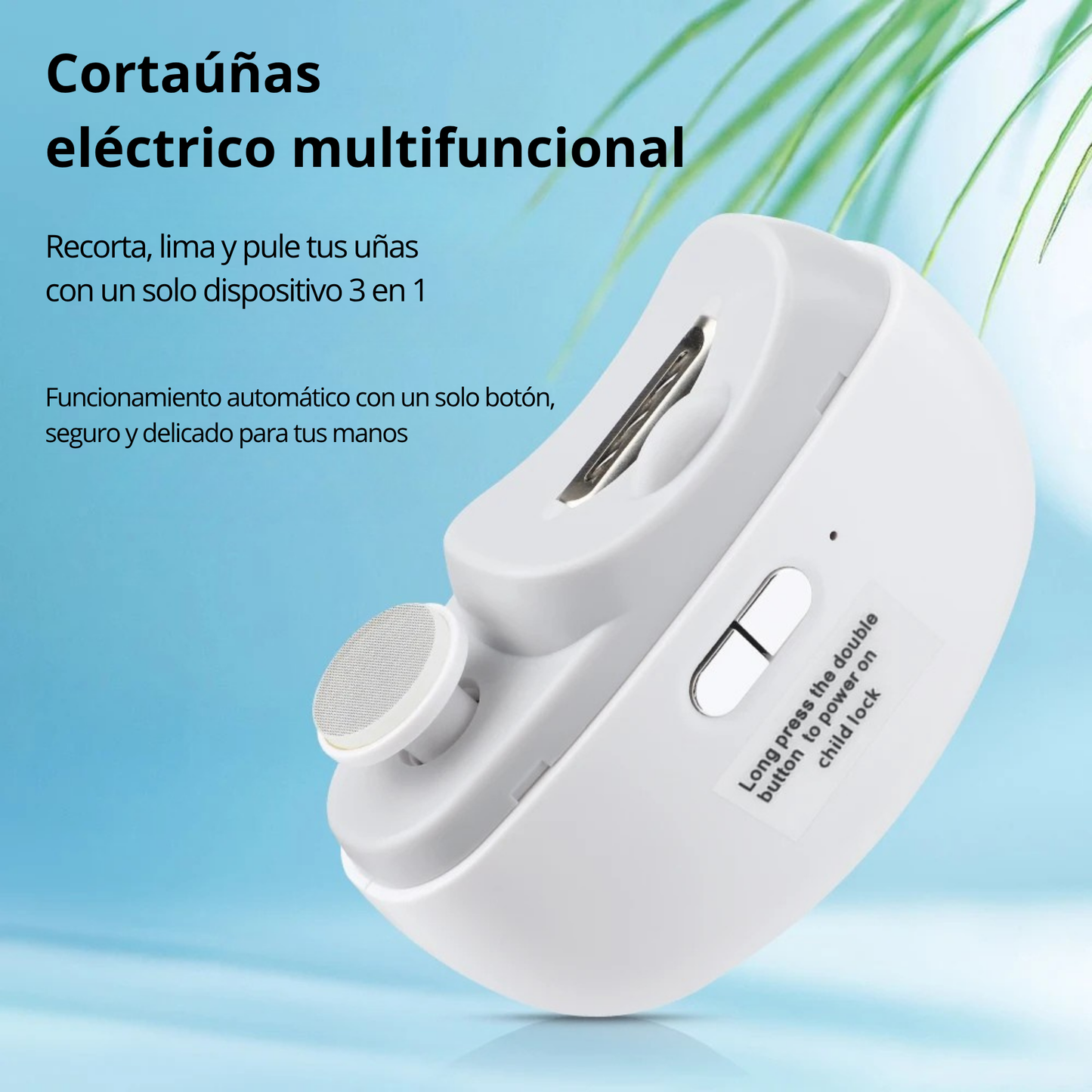 Cortauñas Inteligente Recargable 3 en 1