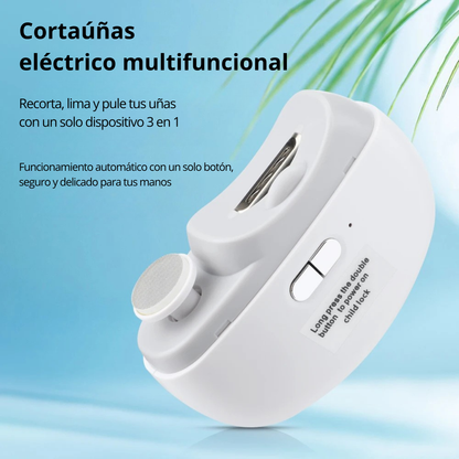 Cortauñas Inteligente Recargable 3 en 1